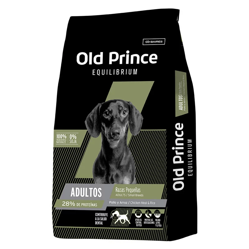 Old Prince Adultos Pollo y Arroz Razas Pequeñas 3 Kg.