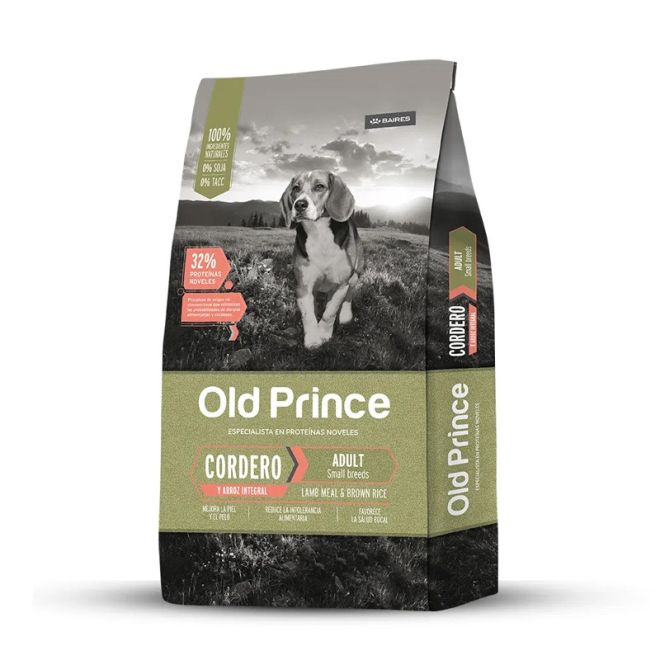 Old Prince Adulto Raza Pequeña Cordero y Arroz Integral 3 kg