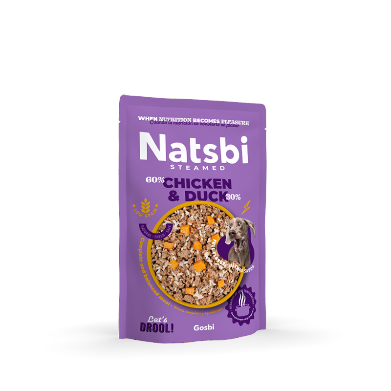 Natsbi Dog Steamed Chicken & Duck 500 GR