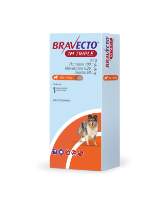 Bravecto 1M Triple 5 - 10 KG 1 Comp