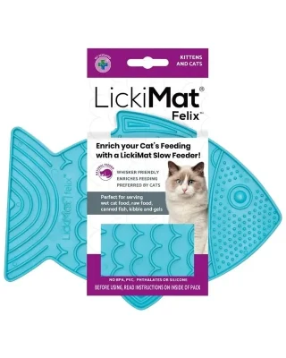 Lickimat Cat Felix Turquoise