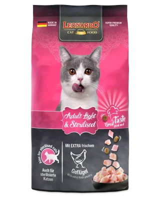 Leonardo Cat Light & Sterilised 1.8 KG