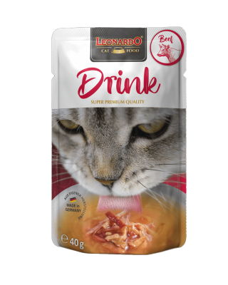 Leonardo Cat Drink Ternera 40 grs