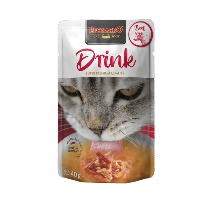 Leonardo Cat Drink Ternera 40 grs