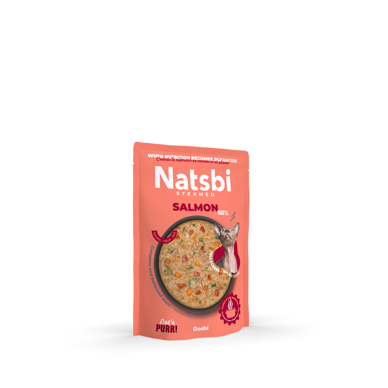 Natsbi Cat Steamed Salmon 80 GR