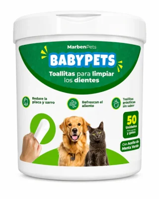 Toallitas Para Limpiar Los Dientes Marben Pets