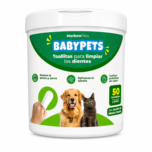 Toallitas Para Limpiar Los Dientes Marben Pets