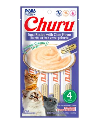 Churu Cat Receta De Atún Con Almeja (4 Tubos) 56 Grs.