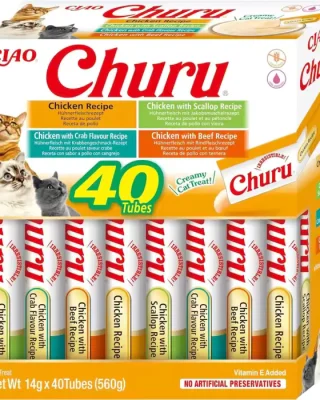 Churu Cat Variedades Atún x 40 tubos