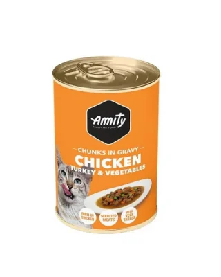 Amity Adult Cat Chicken Chunks In Gravy 415 grs