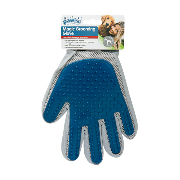 Guante Cepillo Pawise Azul