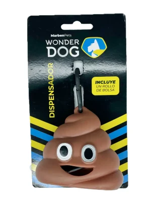 Dispensador De Bolsas De Fecas En Forma Emoji