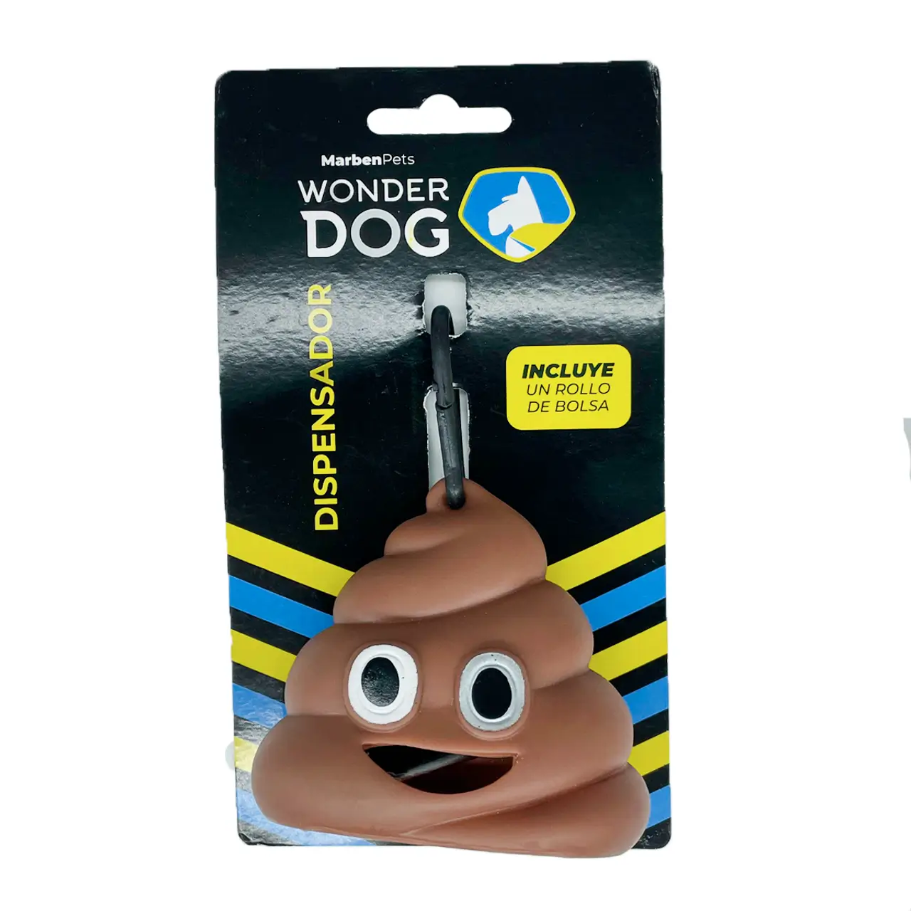 Dispensador De Bolsas De Fecas En Forma Emoji