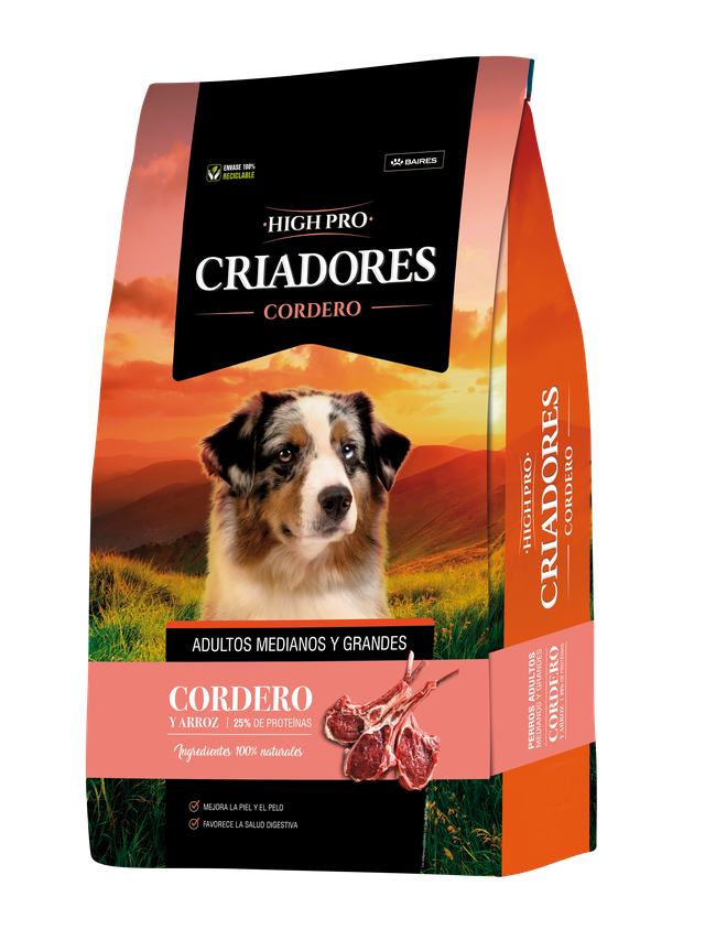 Criadores High Pro Cordero 20 KG