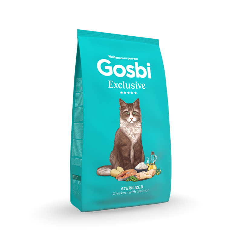 Gosbi Cat Exclusive Chicken And Salmon Sterilized 1.5KG