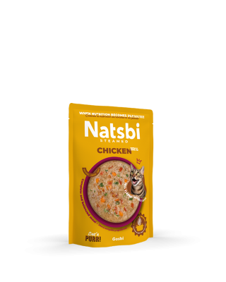 Natsbi Cat Steamed Chicken 80 GR