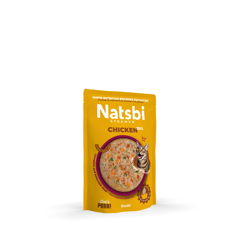 Natsbi Cat Steamed Chicken 80 GR