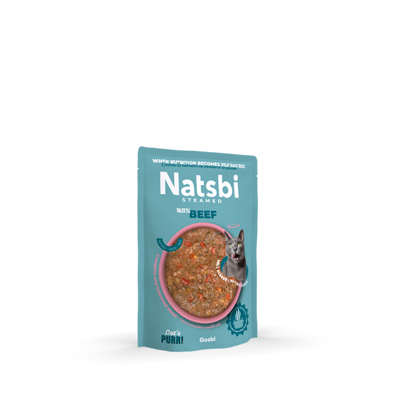 Natsbi Cat Steamed Beef 80 GR