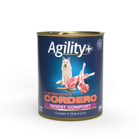 Agility Lata Dog Adult Digestive Comfort Cordero 340 GR