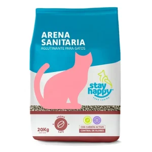 Arena Aglutinante Stay Happy Aroma Café 20 KG