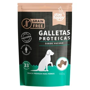 Stay Happy Galletas Proteicas Vacuno 140 GR.