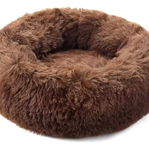 Cojín Peludo Para Gatos o Cachorro 40 CM Cafe
