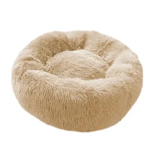 Cojín Peludo Para Gatos o Cachorro 70 CM Beige