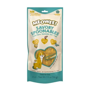 Snacks Cat Meowee Savory Spoonables Pollo, Salmón Y Pato 56 GR