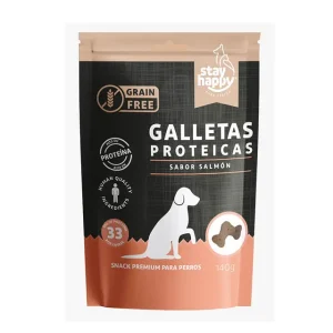 Stay Happy Galletas Proteicas Salmón 140 GR.